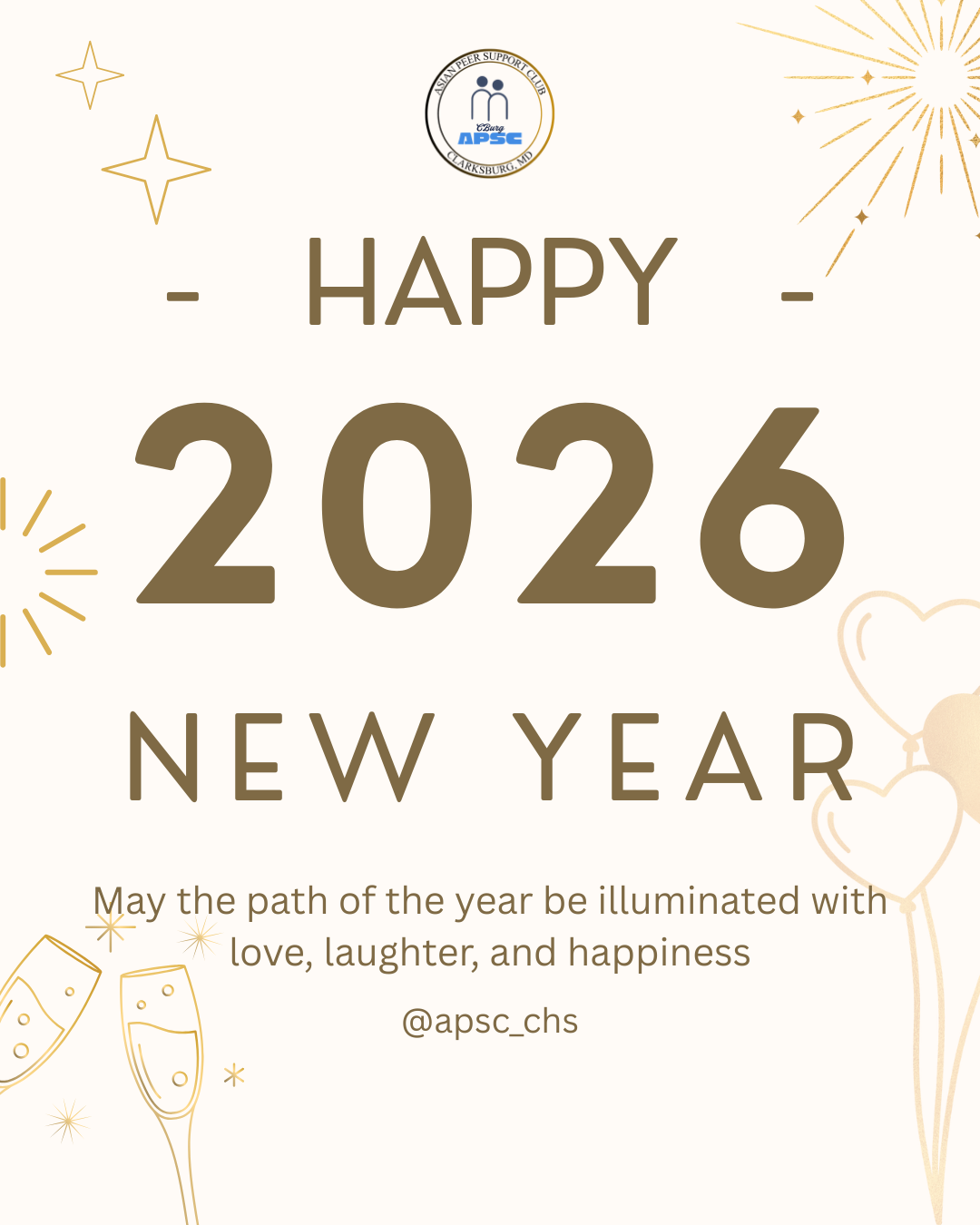 Happy New Year 2026 Poster